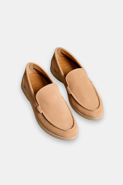 Mocassins Beige Élégants et Polyvalents