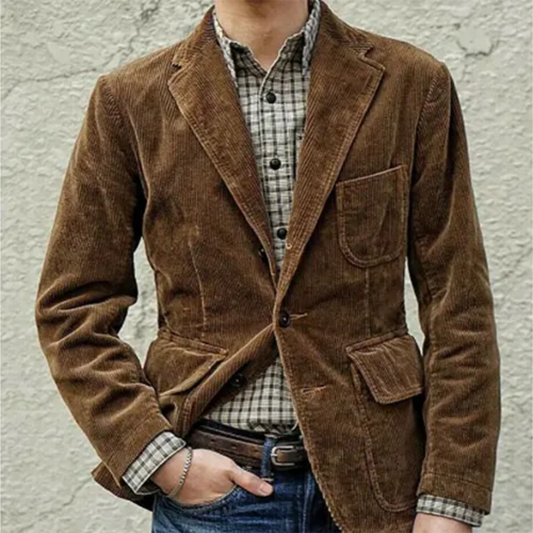 Blazer Homme Classique Manches Longues Moderne - PanierRoyale