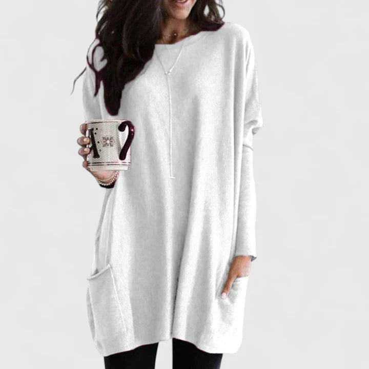 Robe Décontractée Femme à Manches Longues