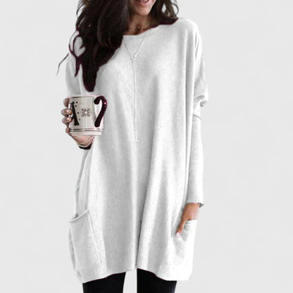 Robe Décontractée Femme à Manches Longues