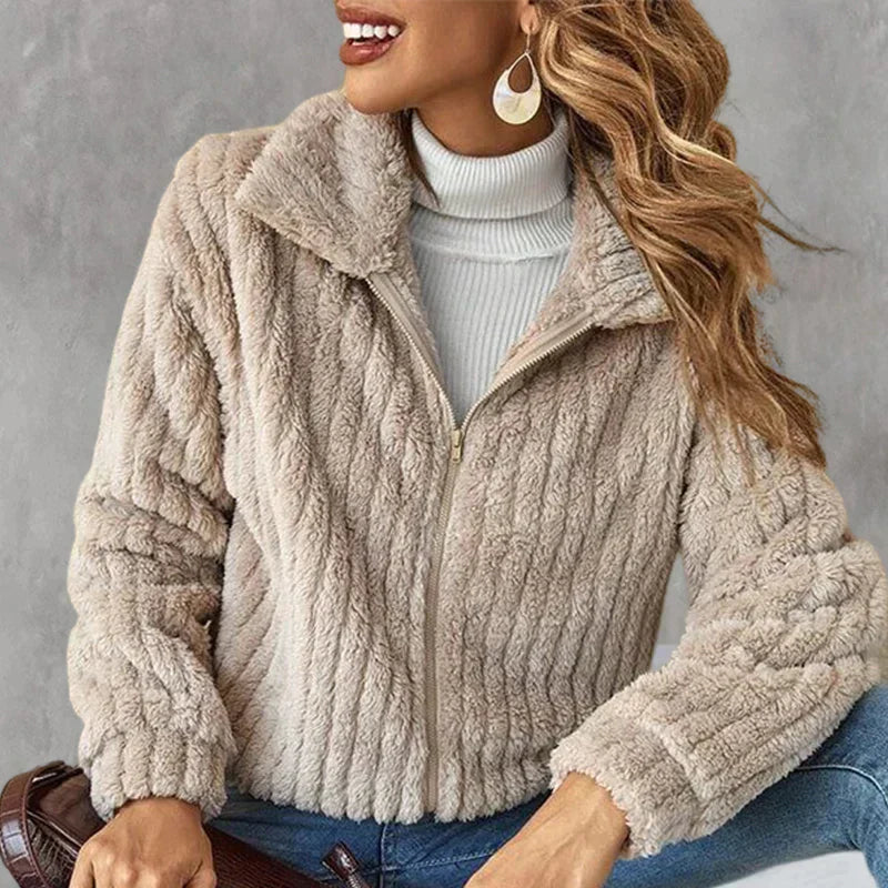 Veste Fleece Femme Douce et Élégante