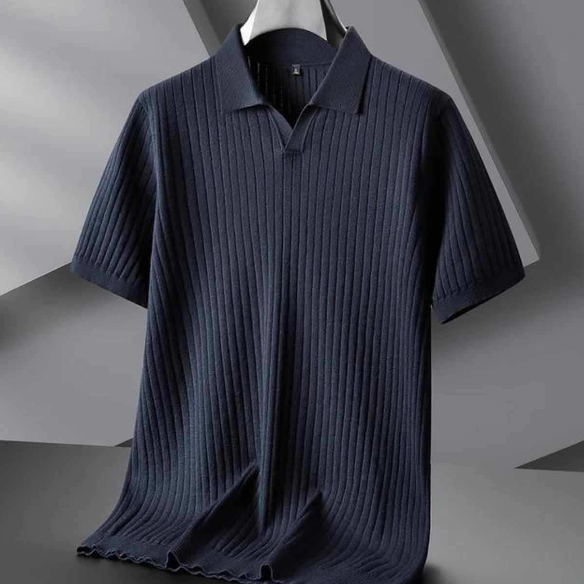 Chemise Polo Homme Côte d'Azur Style Marin