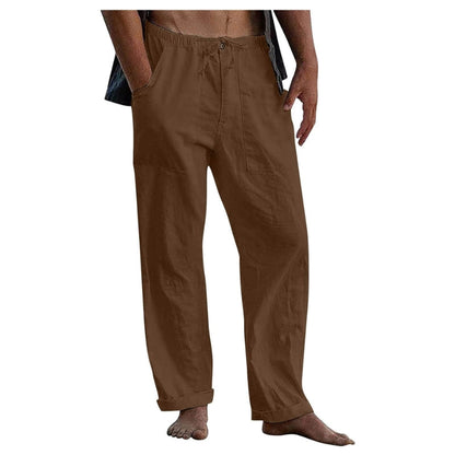 Pantalon de sport larges et confortables avec poches latérales