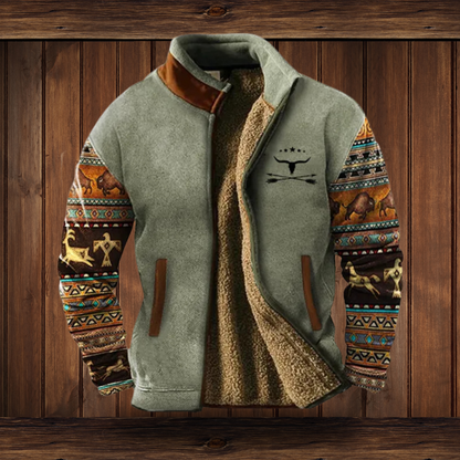 Veste Hiver Écologique Doublée Polaire Chaud Beige