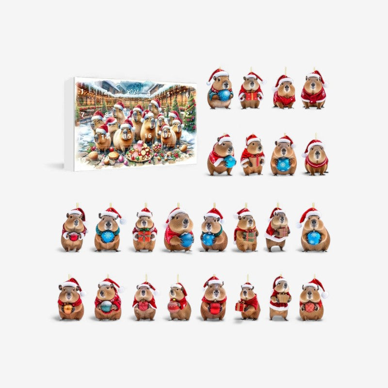 Calendrier de l'Avent Enfant avec 24 Jouets et Surprises