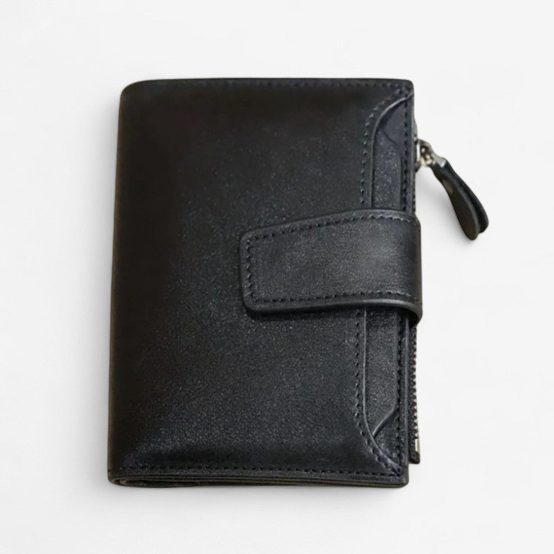 Portefeuille Homme Sécurisé Anti-Vol avec Fente Cartes