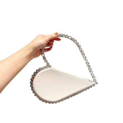 Sac à Main Cœur Brodé Chic Féminin