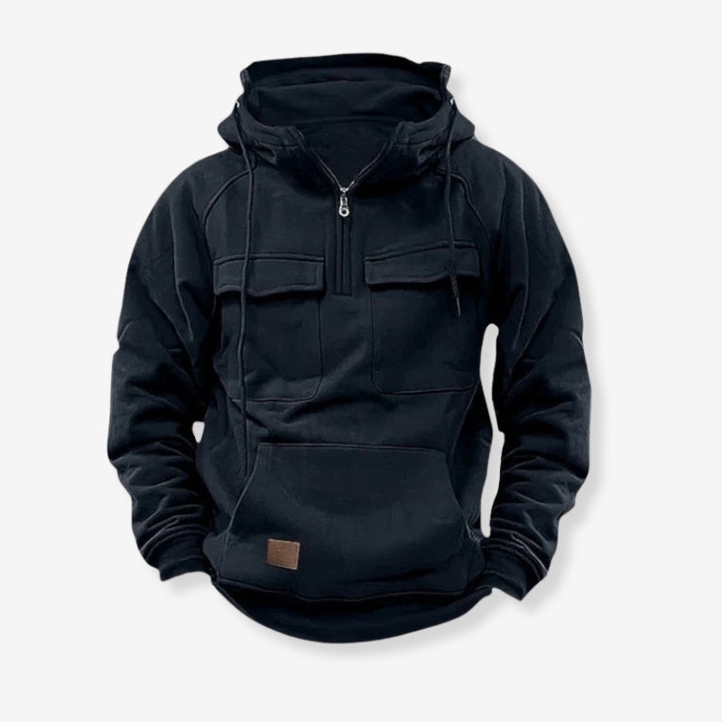 Veste Streetwear Oversize avec Capuche et Poches