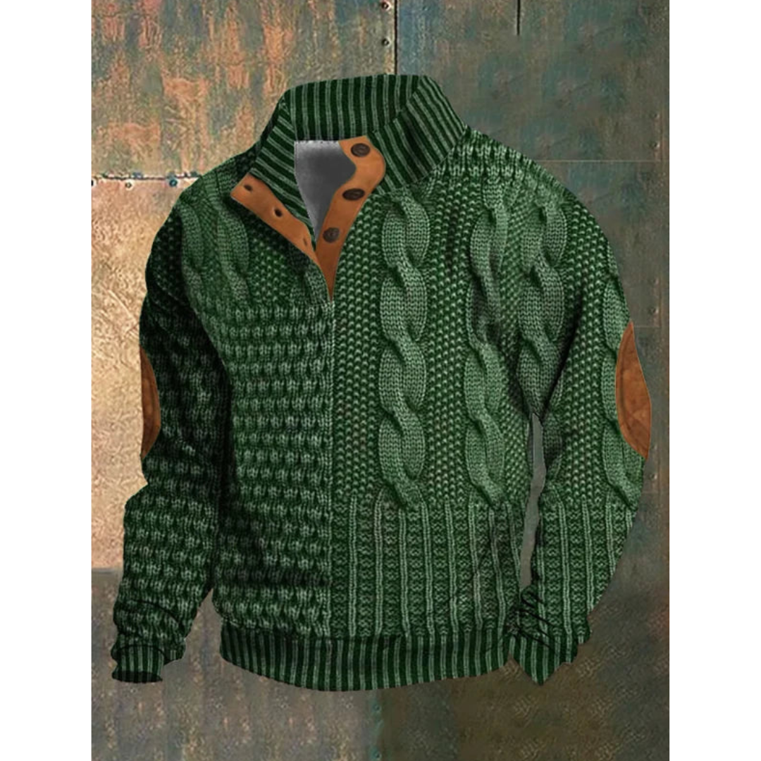 Pull Homme Hiver Laine Chaud et Confortable