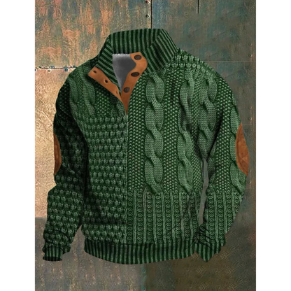 Pull Homme Hiver Laine Chaud et Confortable