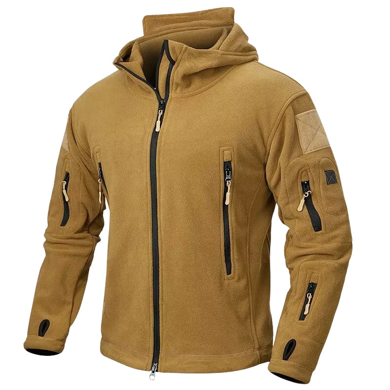 Veste Hiver Élégante avec Capuche et Poches Réglables
