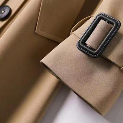 Trenchcoat Femme Classique Hiver avec Ceinture