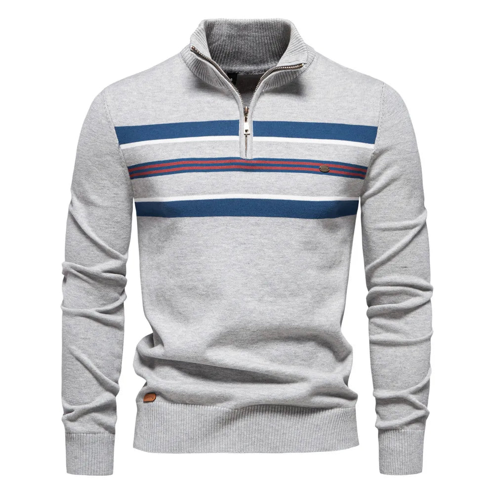 Pull Homme Hiver Zippé et Douillet