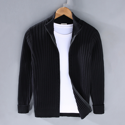 Cardigan Homme Sport Décontracté à Fermeture Éclair
