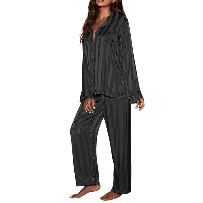 Pyjama Femme Confortable à Manches Longues