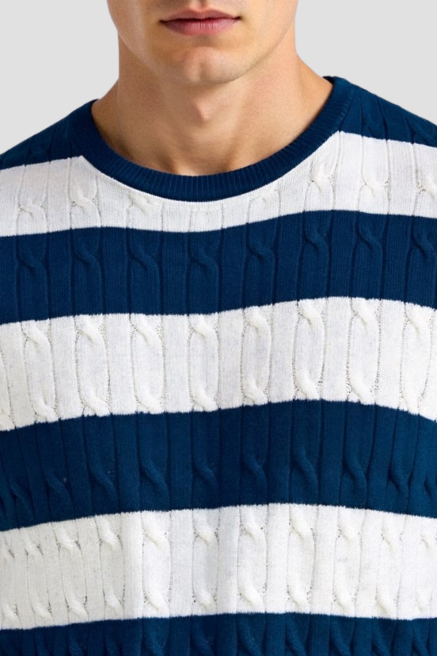 Pull marin Homme Manches Courtes Confortable et Élégant