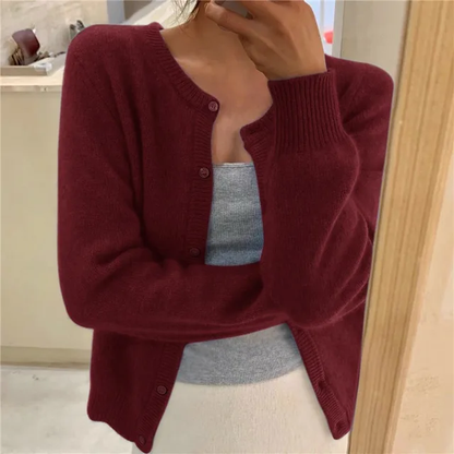 Cardigan Femme Doux en Laine Fine