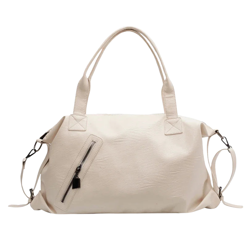 Sac à main femme grand format avec poches organisatrices et fermeture zip