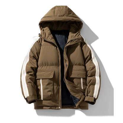 Veste Hiver Homme avec Capuche et Manches Longues