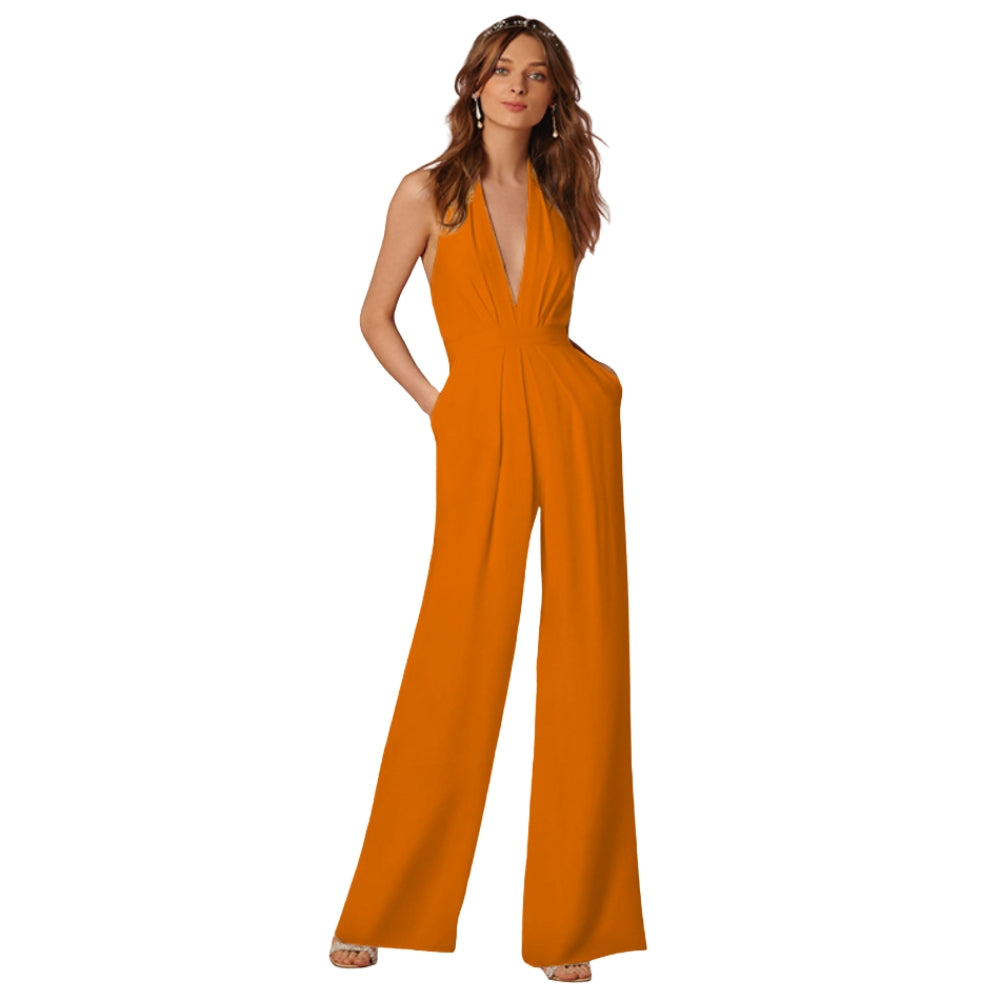 Robe Été Courte Sans Manches Décolleté Plongeant