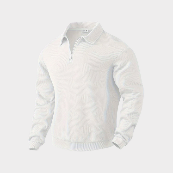Pull Col Montant Fermeture Éclair Moderne - vue 10