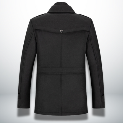 Manteau Homme Élégant avec Fermeture Boutons