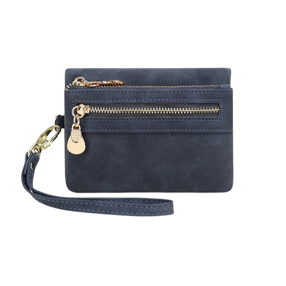 Porte-monnaie Femme Grande Capacité avec Fermeture Éclair
