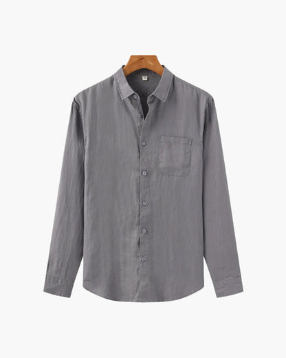 Chemise Homme Léger Lin Coton Été