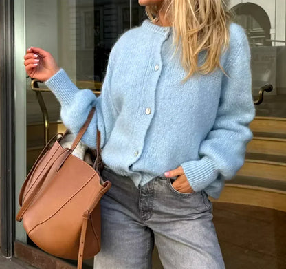 Gilet Femme Hivernal en Laine Douce et Chaud - PanierRoyale