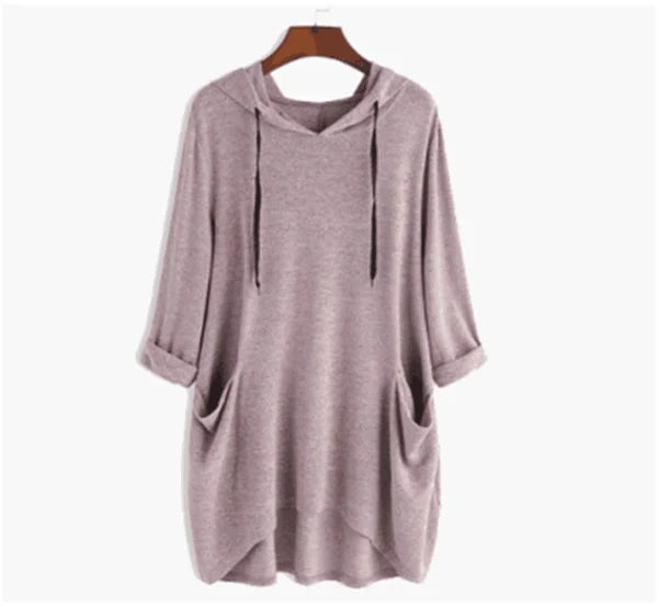 Sweat Capuche Femme Confort avec Poche pour Femme Décontractée