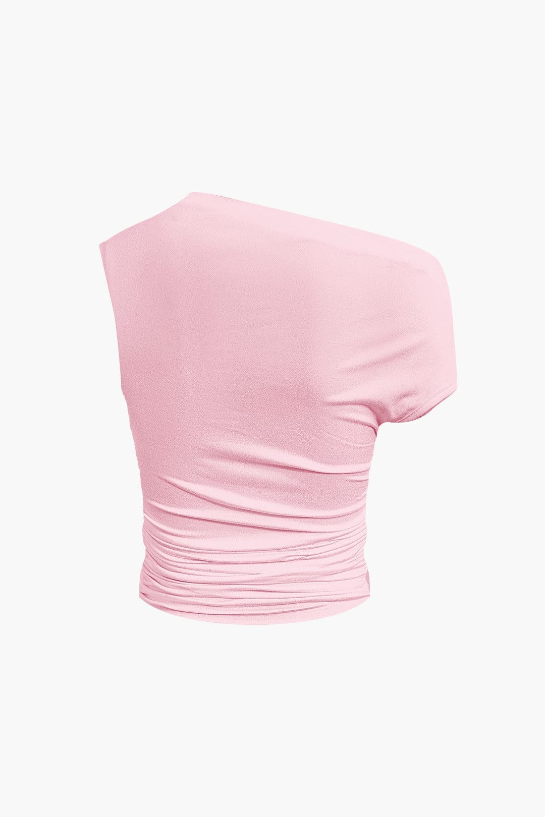 Top Épaule Uniquement & Mini Jupe Drapée pour Soirée Glamour