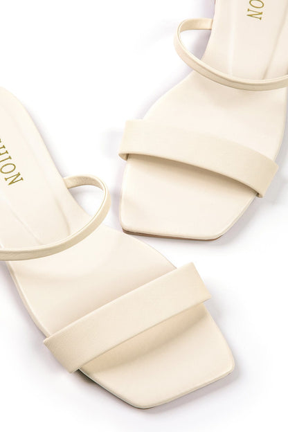 Sandales Noires Élégantes Design Minimaliste