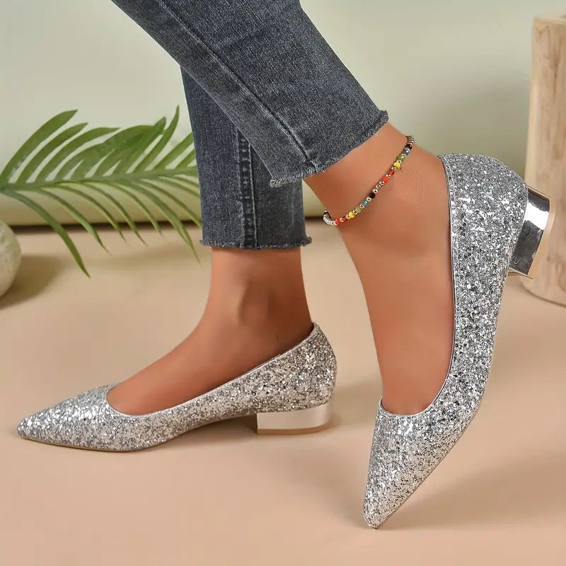 Emilias - Chaussures Plates Pailletées Chic
