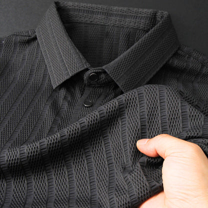 Chemise Polo en Soie pour Homme de Luxe