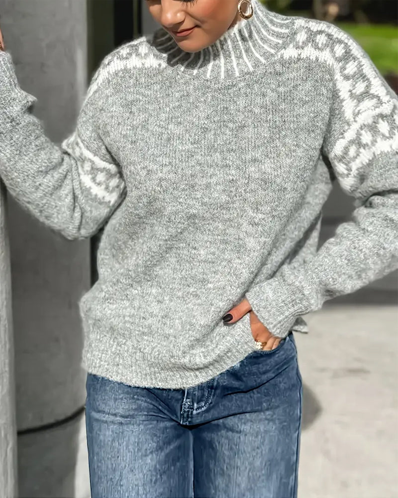 Pull Femme Hiver Chaud et Confortable