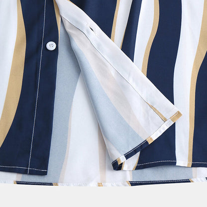 Polo Homme Rayé pour Tous Les Jours