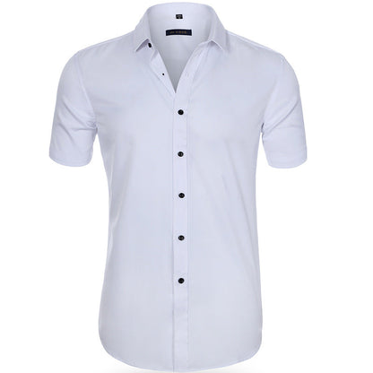 Chemise Homme Manches Courtes Marine Relaxed
