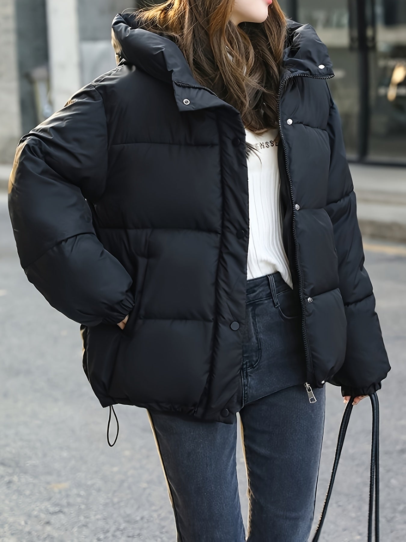 Doudoune Femme Hiver Doublure Fourrure Synthétique Légère - PanierRoyale