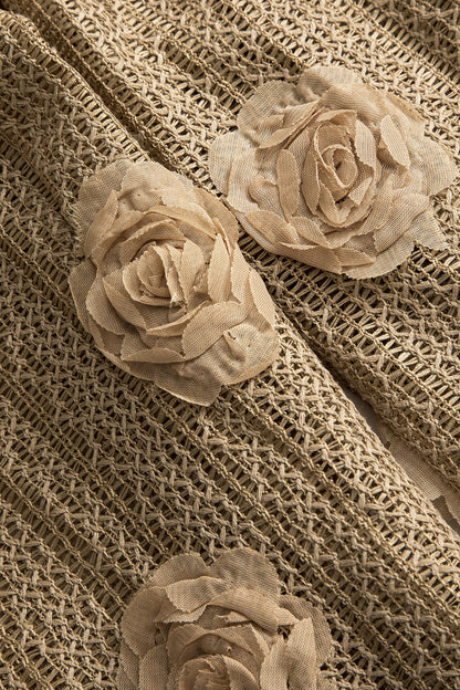Ensemble Deux Pièces Romantique à Fleur