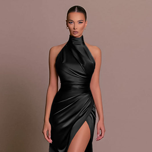Servaluxe™ – Robe de Mariage Sans Manches Élégante en Tissu Luxueux-1