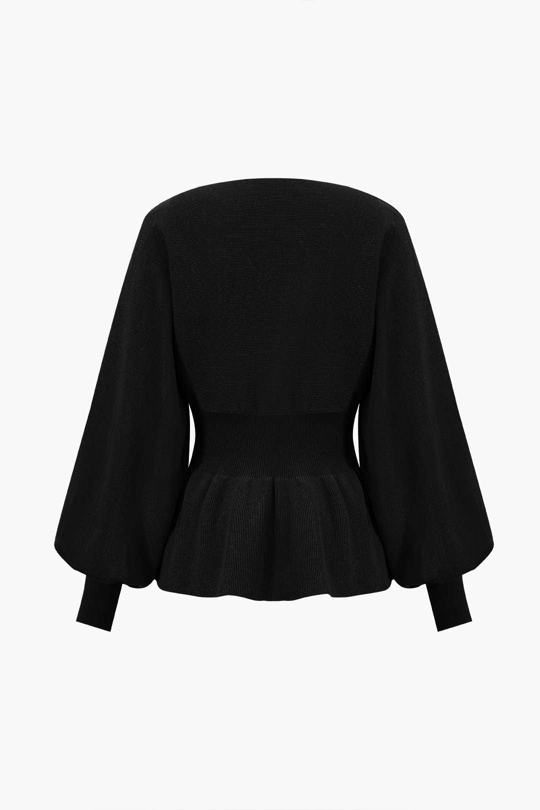 Robe Ensemble Élégant Peplum et Jupe Pencil