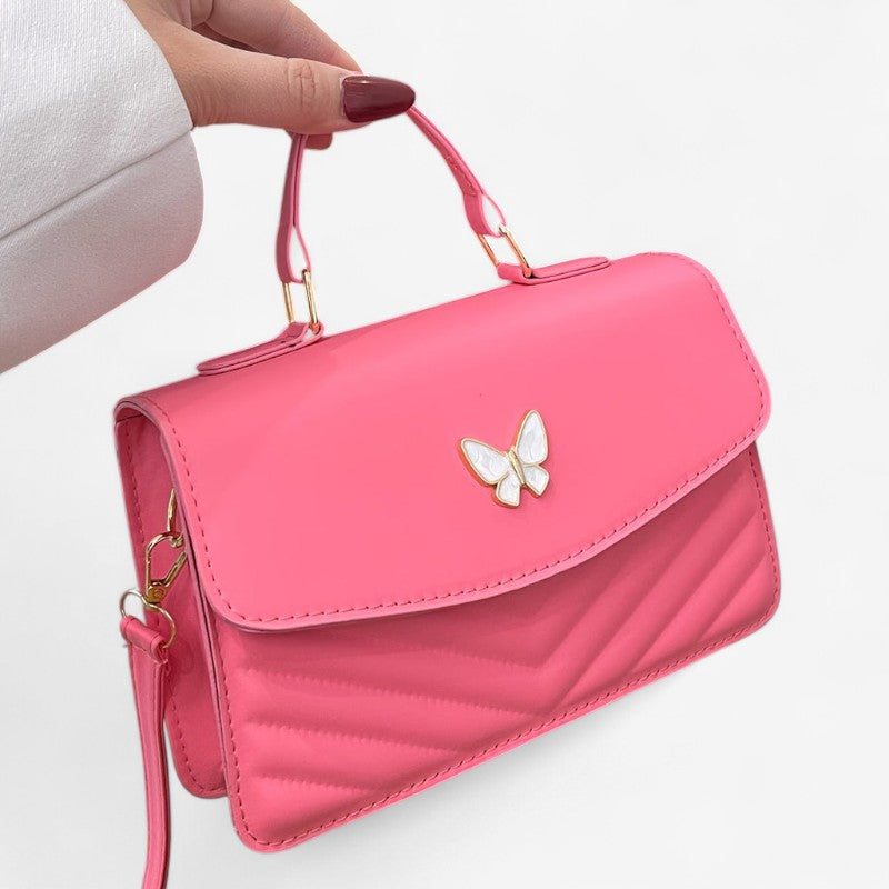 Sac à Épaule Cuir Verni Élégant pour Femme