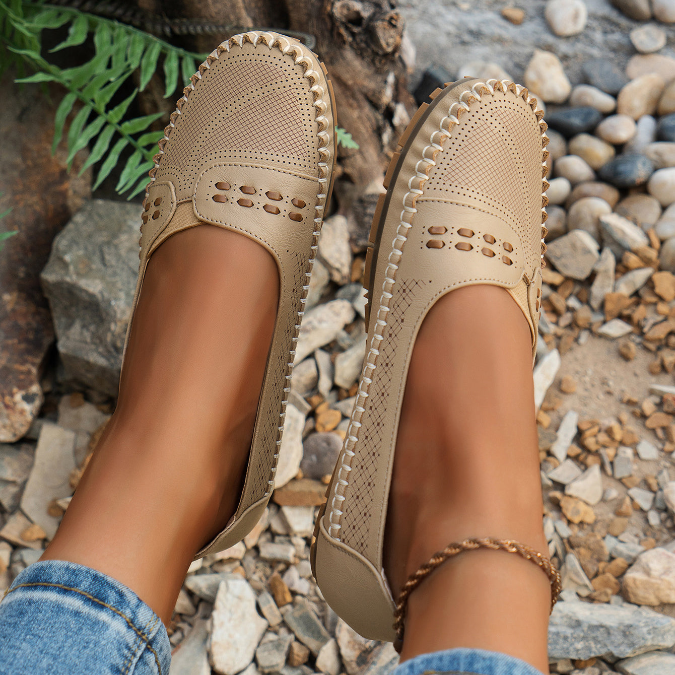Chaussures orthopédiques femme respirantes à enfiler confortables