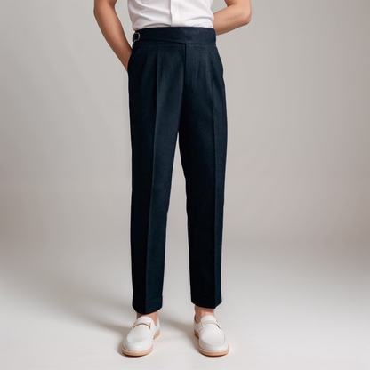 Pantalon Giuseppe La Dolce Vita Noir Élégant
