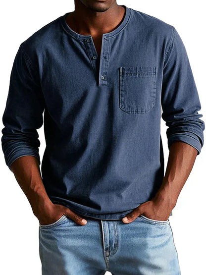 Chemise Homme Décontractée Manche Longue