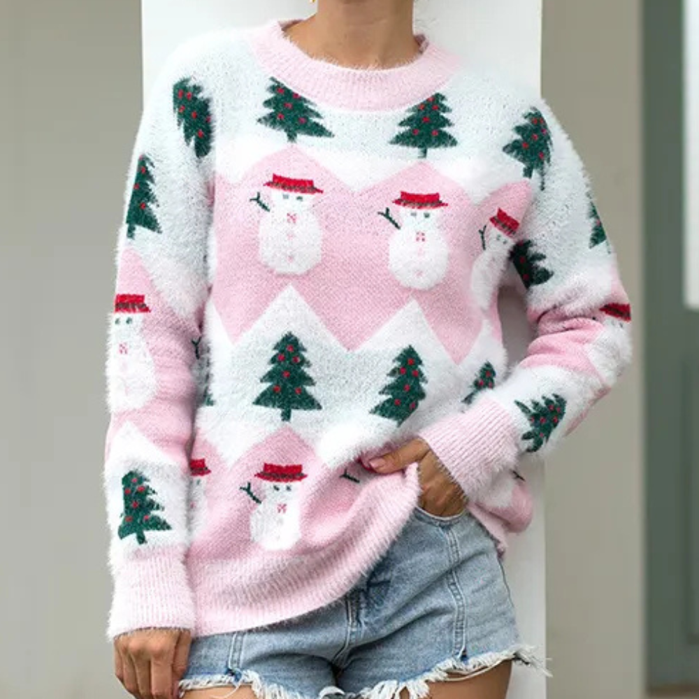 Pull Noël Femme Chic et Doux - PanierRoyale