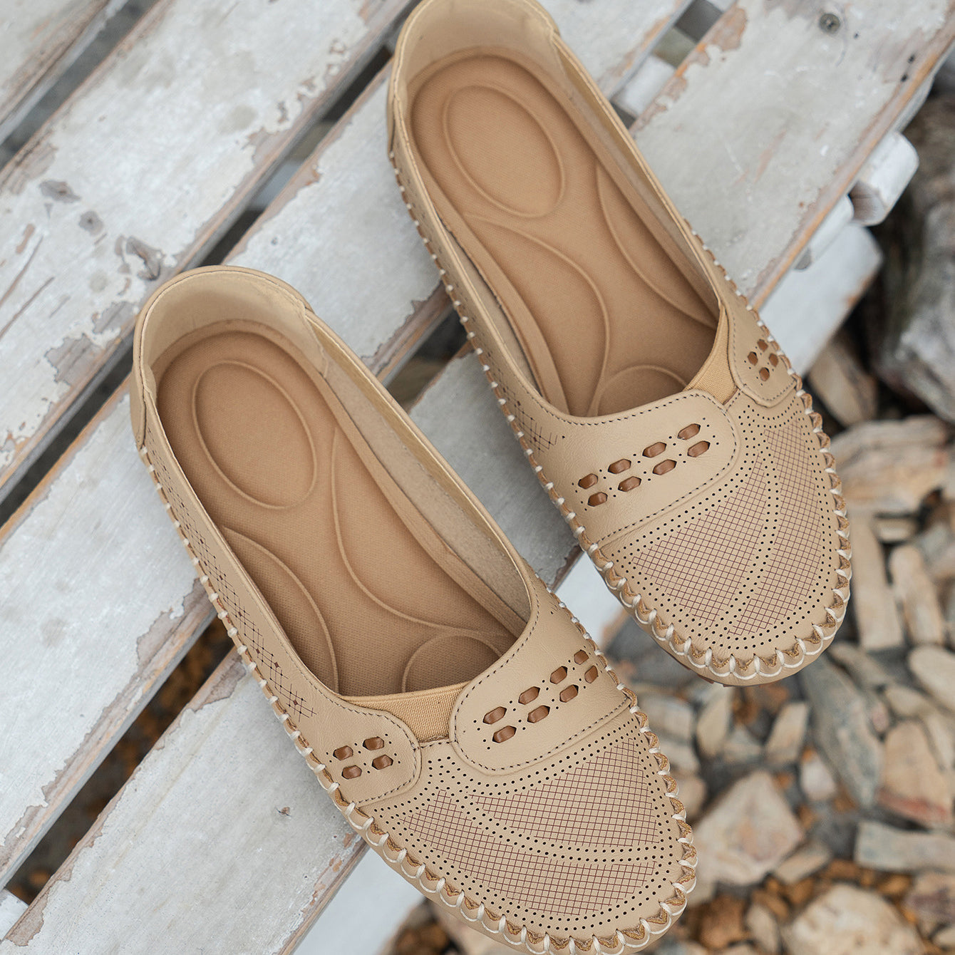Chaussures orthopédiques femme respirantes à enfiler confortables