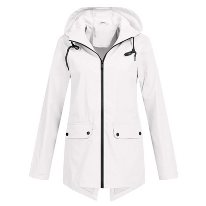 Veste de Pluie Féminine Étanche et Ventée