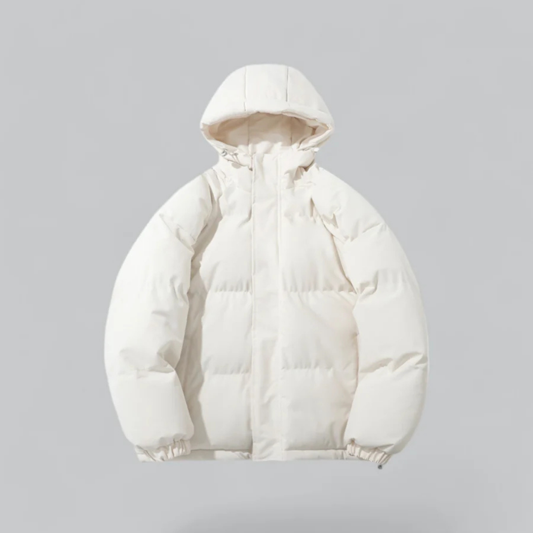 Doudoune Zippée À Capuche | Hiver