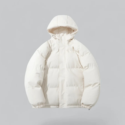 Doudoune Zippée À Capuche | Hiver